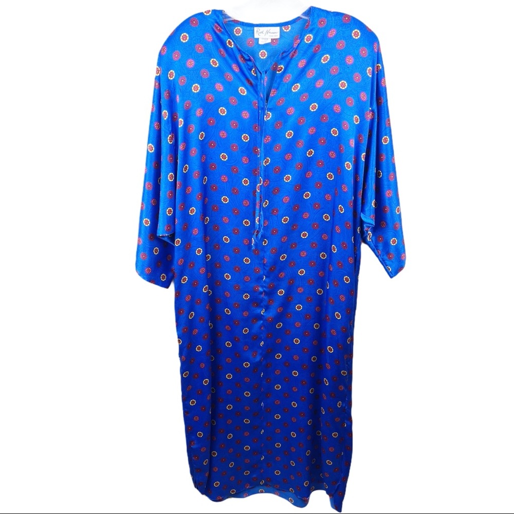 Vintage Ruth Norman New York Caftan Colorful Dress Vintage house wear